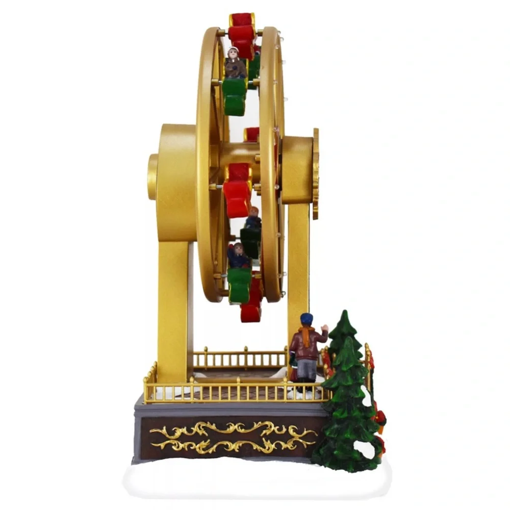St. Nicholas Square® LED Musical Merry Christmas Ferris Wheel Table Decor